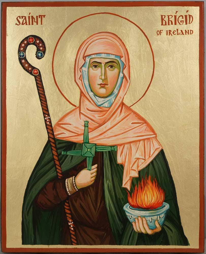 ORTHODOX ICON St. BRIGID