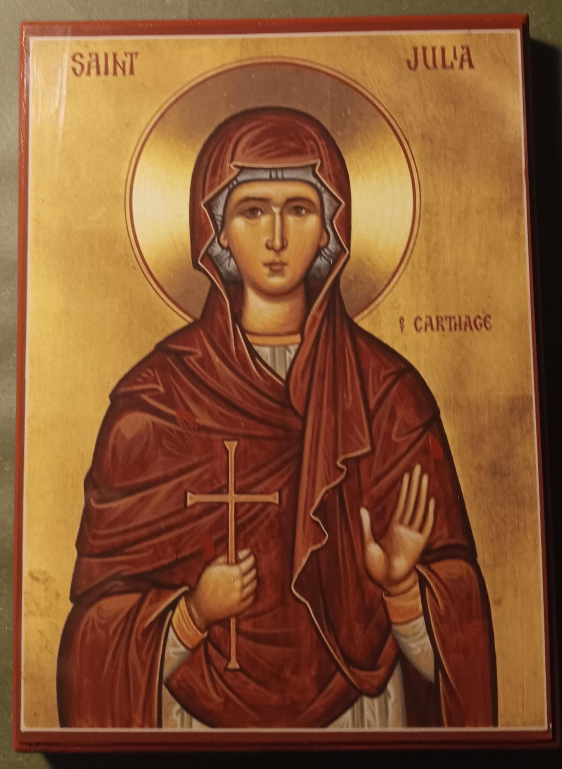 ICON of St. Julia of Carthage