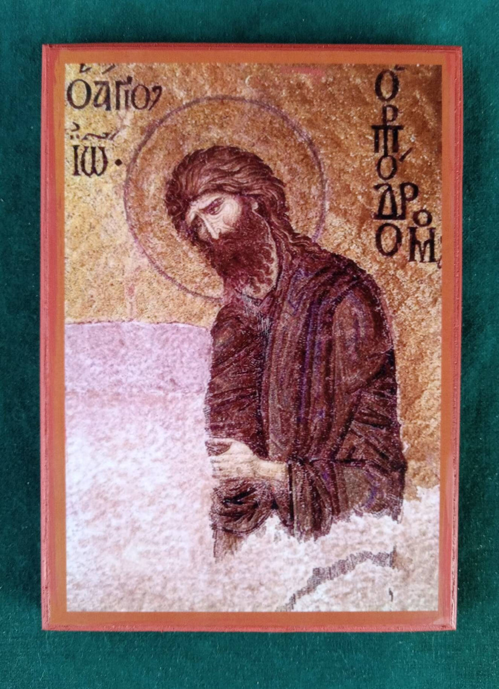 ORTHODOX ICON of St. John the Baptist from Hagia Sophia