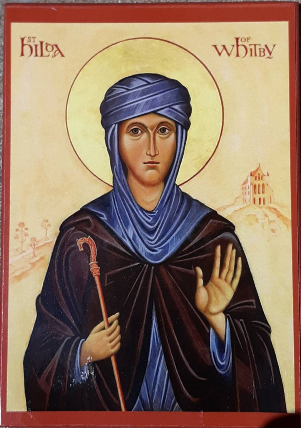 Orthodox icon of St Hilda of Whitby
