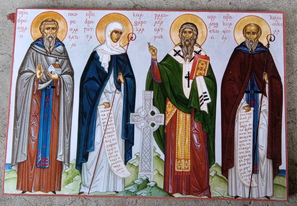 ICON St's Brendan Brigid Patrick Columba