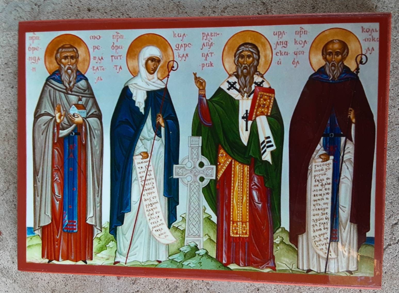 ICON St's Brendan Brigid Patrick Columba