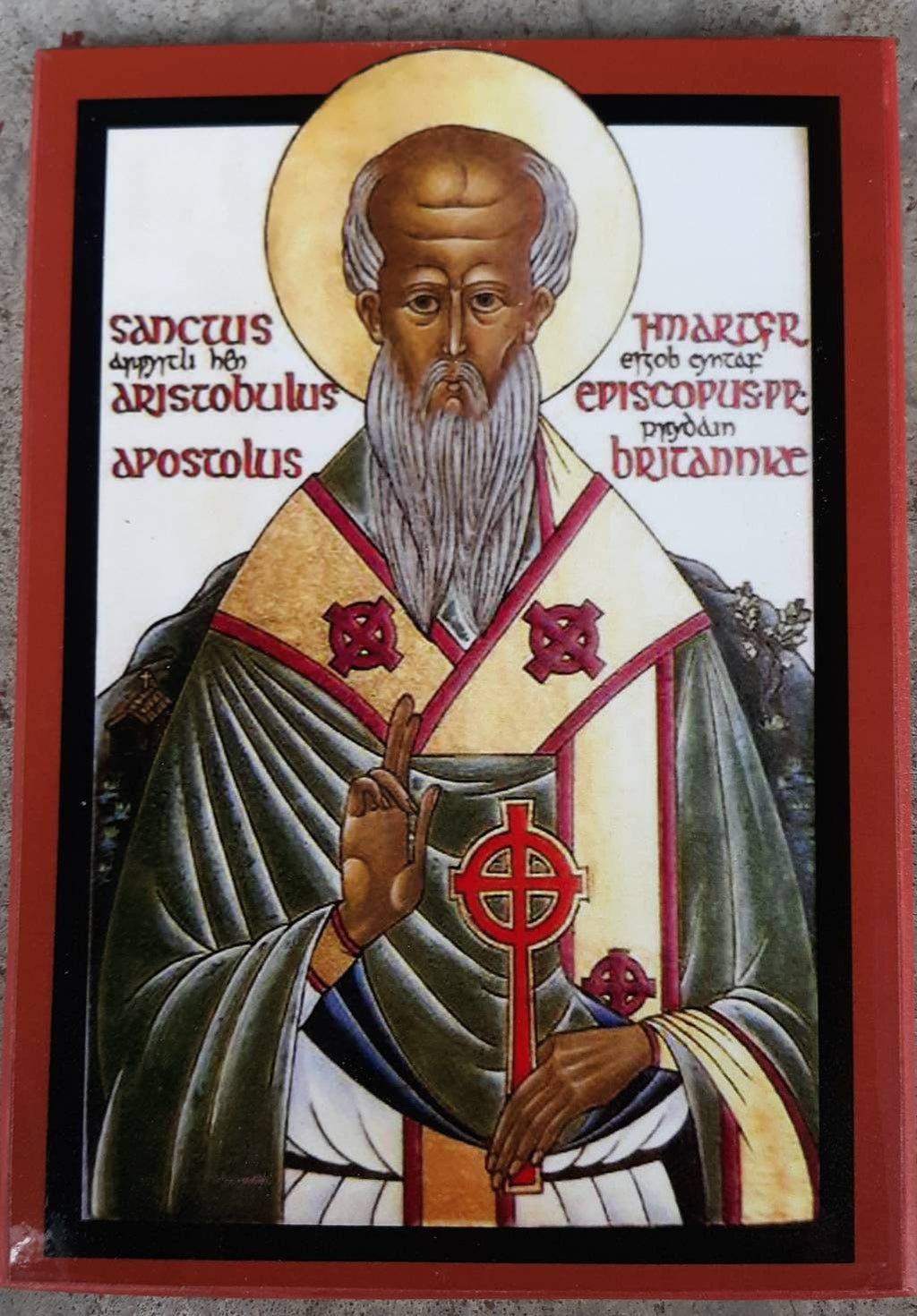 ICON of St. Aristobulus 1st Bishop of Britain